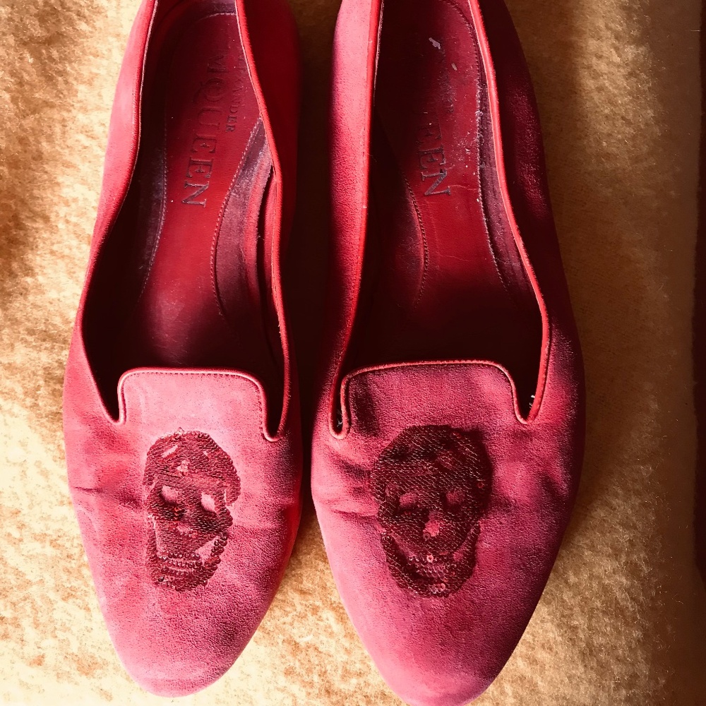Vintage 90s Alexander McQueen ballet flats - Sz 39 (8.5)
